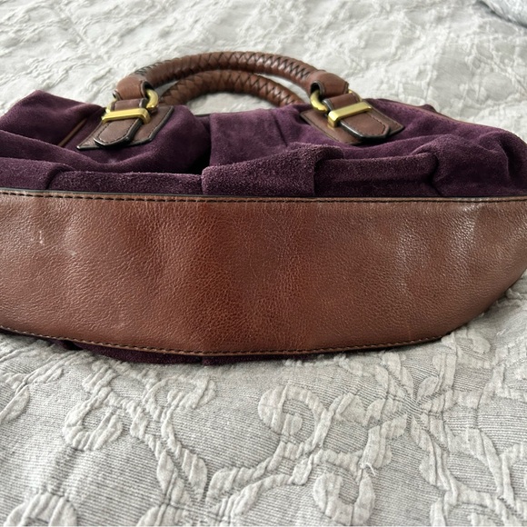 BR Purple Suede Handbag - Picture 6 of 6
